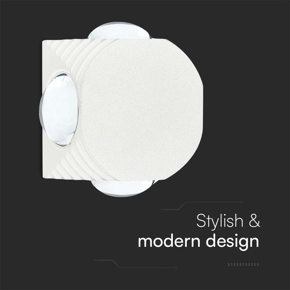 4W Oprawa COB Downlight LED / Barwa: 3000K / Obudowa: Biała