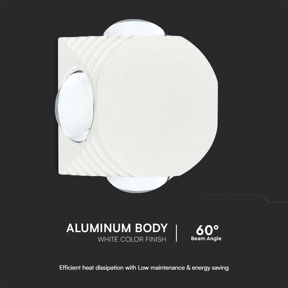 4W Oprawa COB Downlight LED / Barwa: 4000K / Obudowa: Biała