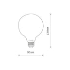 Nowodvorski BULB VINTAGE LED E27, 6W E27 50/60Hz - Szkło - Transparentny bursztynowy I 10593