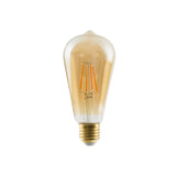 Nowodvorski BULB VINTAGE LED E27, 6W E27 50/60Hz - Szkło - Transparentny bursztynowy II 10594