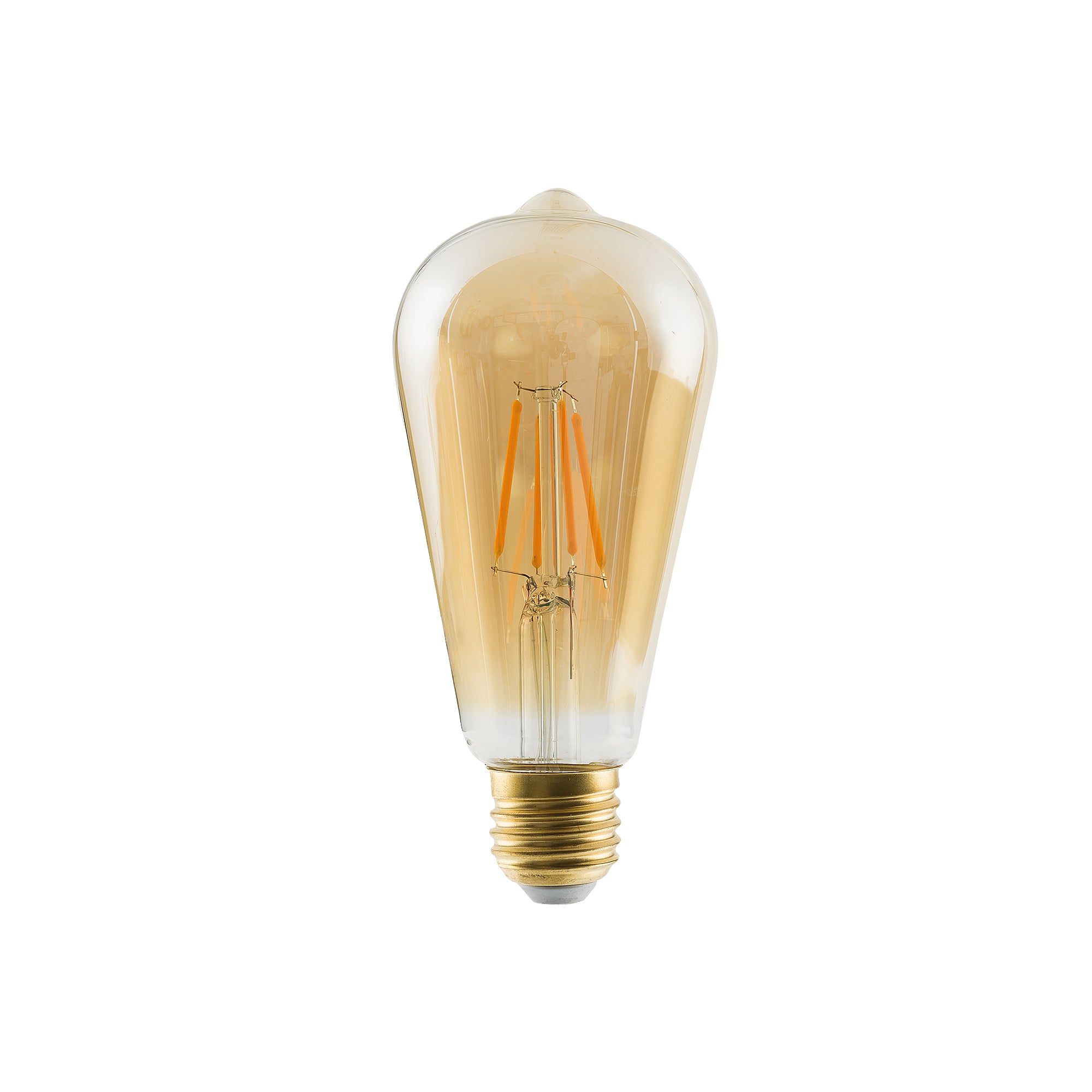 Nowodvorski BULB VINTAGE LED E27, 6W E27 50/60Hz - Szkło - Transparentny bursztynowy II