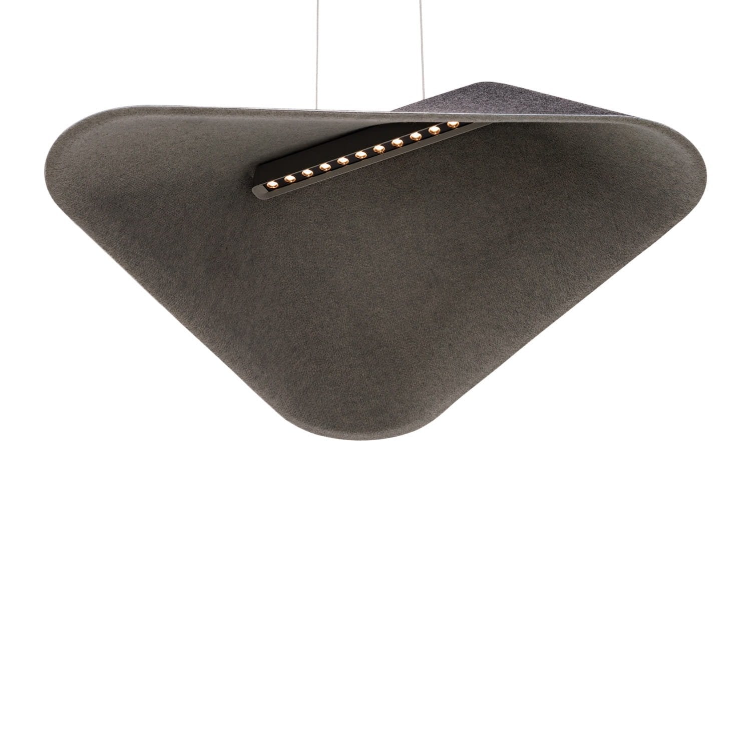 Maxlight Lampa wisząca Carbon - Filc - Czarny + szary P0567