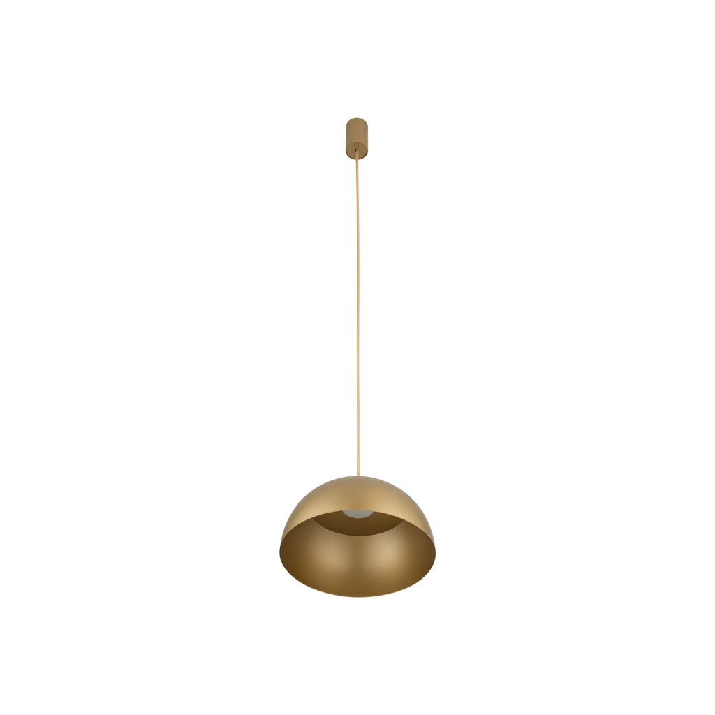 Nowodvorski Lampa wisząca HEMISPHERE SUPER S 12W only LED 50/60Hz - Stal lakierowana - Satynowy złoty