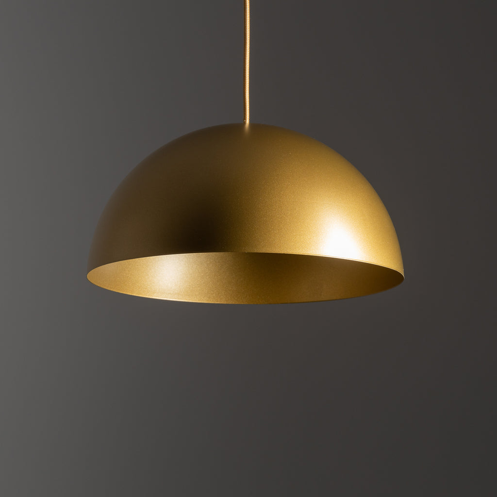 Nowodvorski Lampa wisząca HEMISPHERE SUPER S 12W only LED 50/60Hz - Stal lakierowana - Satynowy złoty