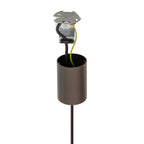 Nowodvorski Lampa wisząca HEMISPHERE SUPER S 12W only LED 50/60Hz - Stal lakierowana - Satynowy czekoladowy 10618