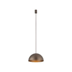 Nowodvorski Lampa wisząca HEMISPHERE SUPER S 12W only LED 50/60Hz - Stal lakierowana - Satynowy czekoladowy 10618