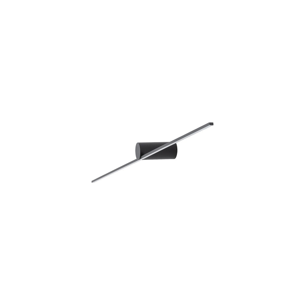 Nowodvorski Kinkiet SPIN LED S 10W 50/60Hz - Aluminium lakierowane - Czarny II 10620