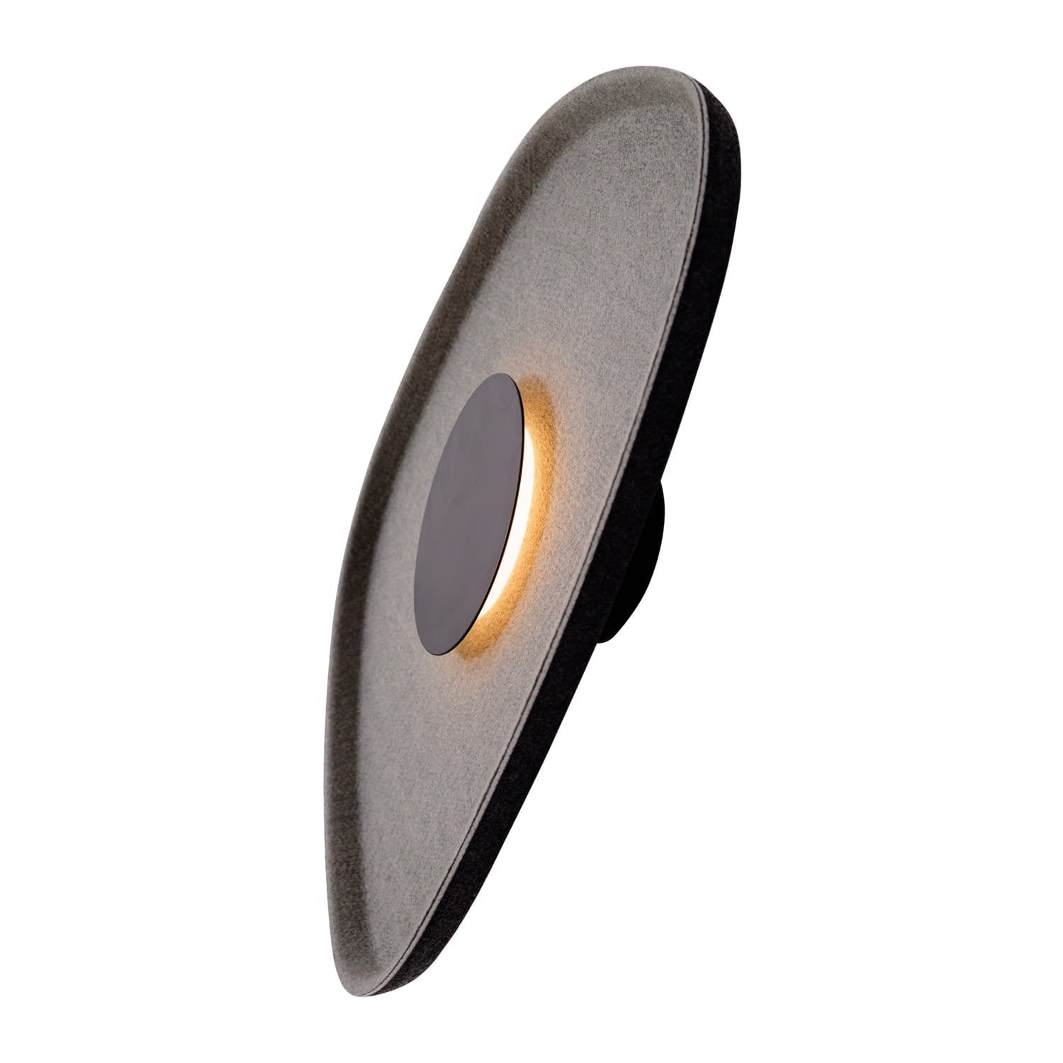 Maxlight Kinkiet Deux - Filc + akryl + aluminium - Czarny + szary W0558