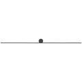 Nowodvorski Kinkiet SPIN LED L 16W 50/60Hz - Aluminium lakierowane - Czarny II 10622
