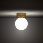 Nowodvorski Lampa przysufitowa KIER S 12W only LED 50/60Hz - Stal lakierowana - Satynowy złoty 10623