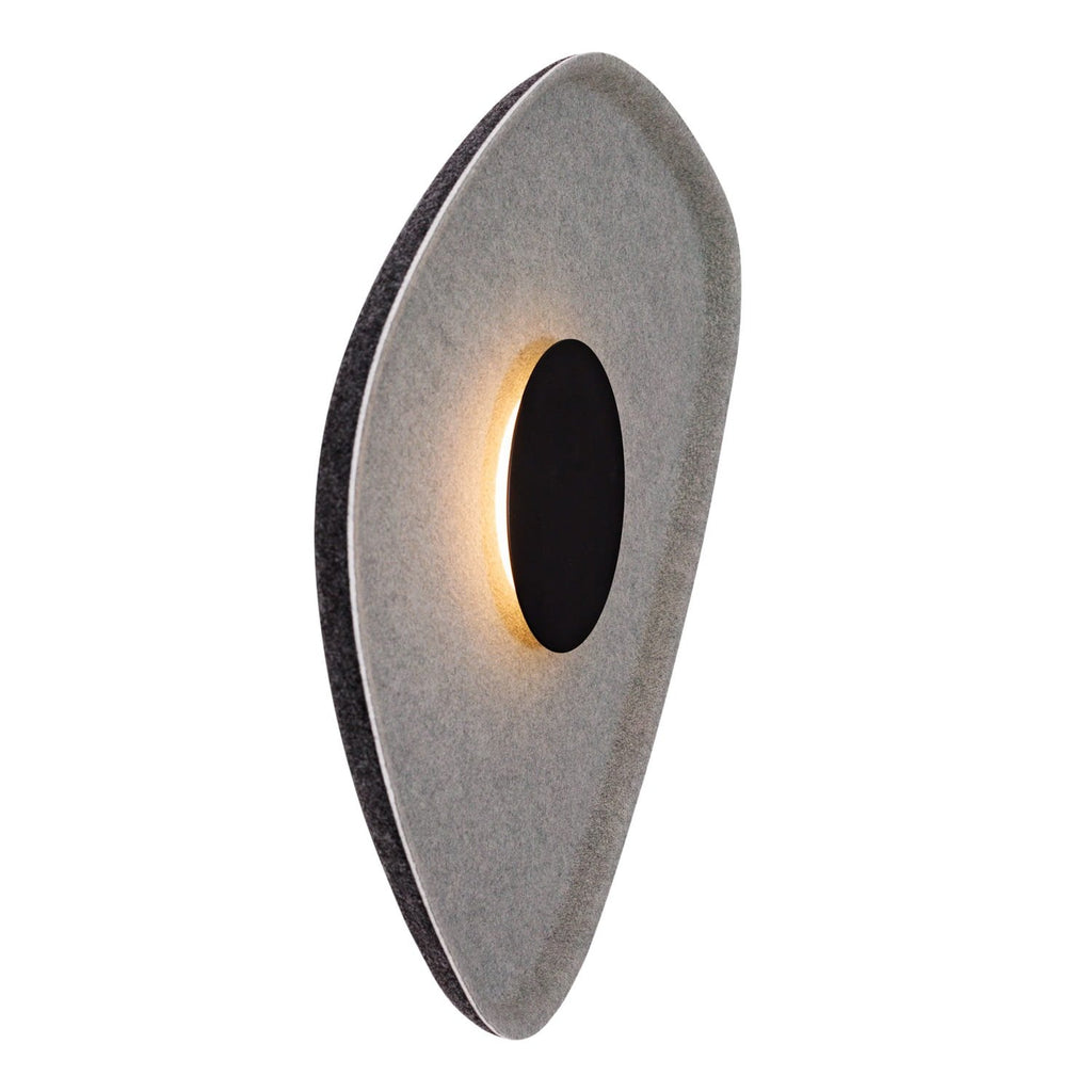 Maxlight Kinkiet Deux - Filc + akryl + aluminium - Czarny + szary W0558