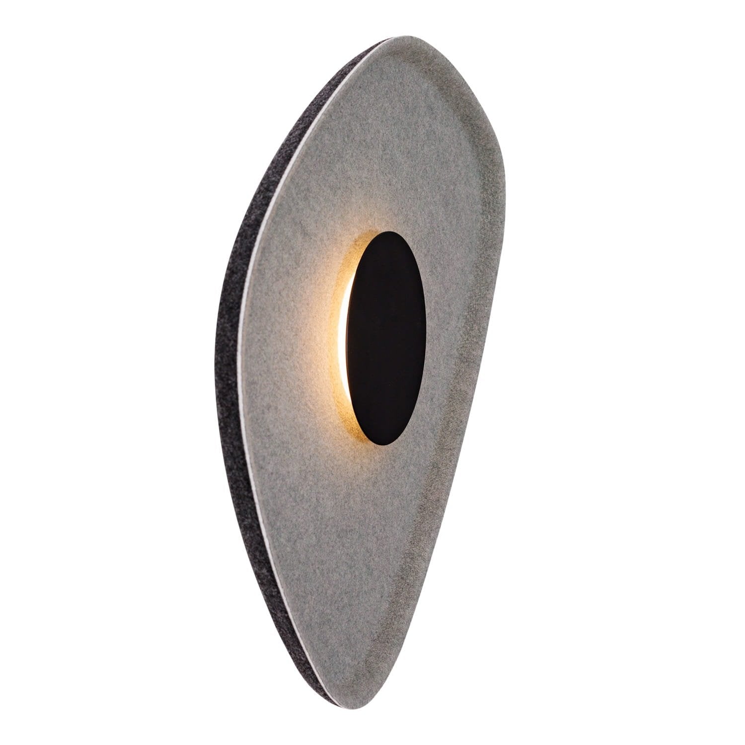 Maxlight Kinkiet Deux - Filc + akryl + aluminium - Czarny + szary W0558