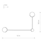 Nowodvorski Kinkiet ORBIT 12W only LED 50/60Hz - Stal lakierowana - Biały I 10637