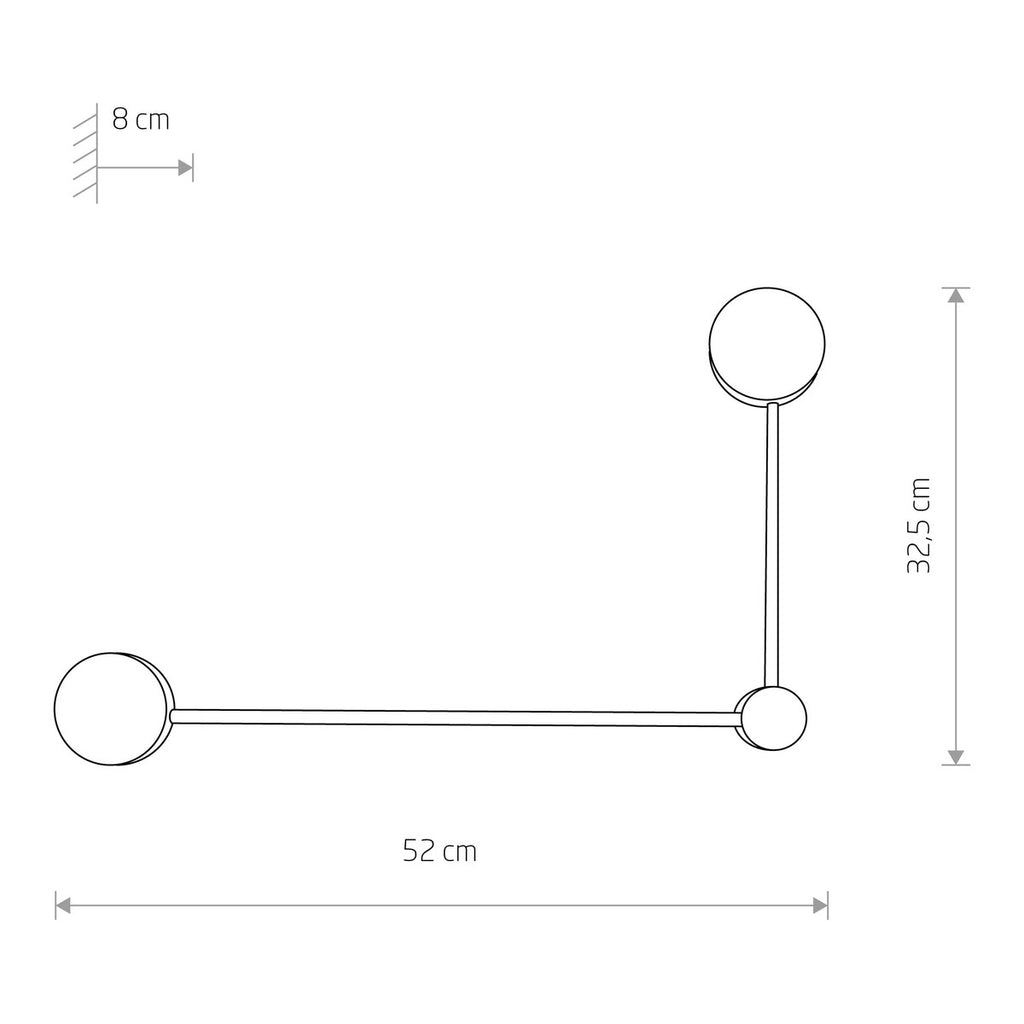 Nowodvorski Kinkiet ORBIT 12W only LED 50/60Hz - Stal lakierowana - Czarny I 10638
