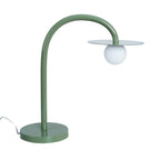 Maxlight Lampa stołowa Enigma - Metal + szkło - Zielony T0059