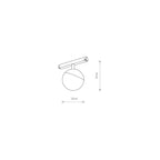 Nowodvorski System szynowy LVM LID LED 8W 4000K 1-obwodowy niskonapięciowy 48V LVM Lampa LED 8W - Aluminium lakierowane - Czarny I 10647