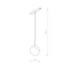 Nowodvorski System szynowy LVM LID LED 8W 4000K 1-obwodowy niskonapięciowy 48V LVM Lampa LED 8W - Aluminium lakierowane - Czarny II 10648