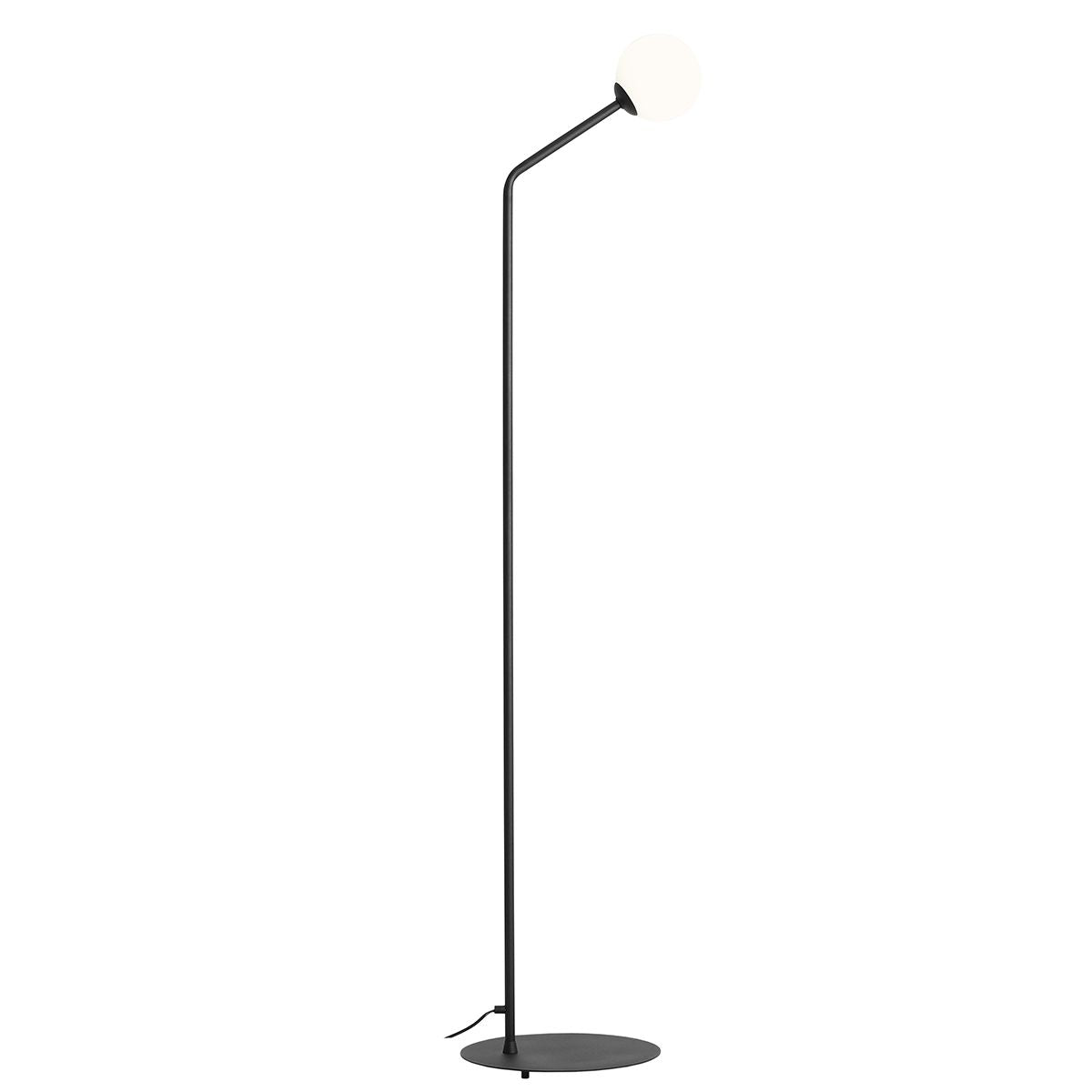 Aldex Lampa Stojąca Pure Black - Metal / szkło - Czarny 1064A1
