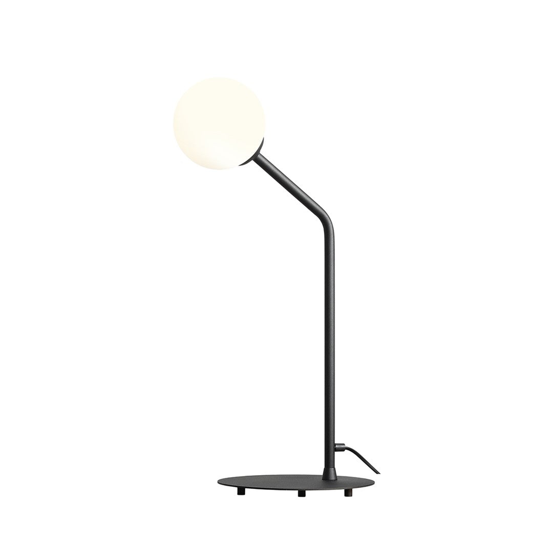 Aldex Lampka Biurkowa Pure Black - Metal / szkło - Czarny 1064B1
