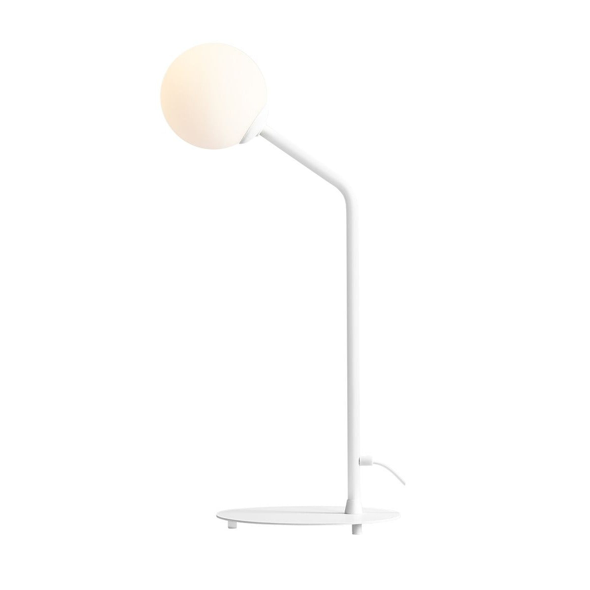 Aldex Lampka Biurkowa Pure White - Metal / szkło - Biały 1064B