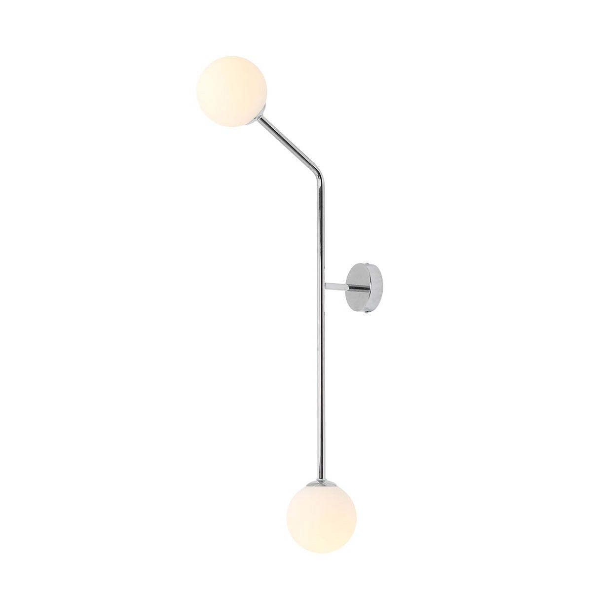 Aldex Kinkiet Pure Chrome Pionowy - Metal / szkło - Chrom 1064D4_2