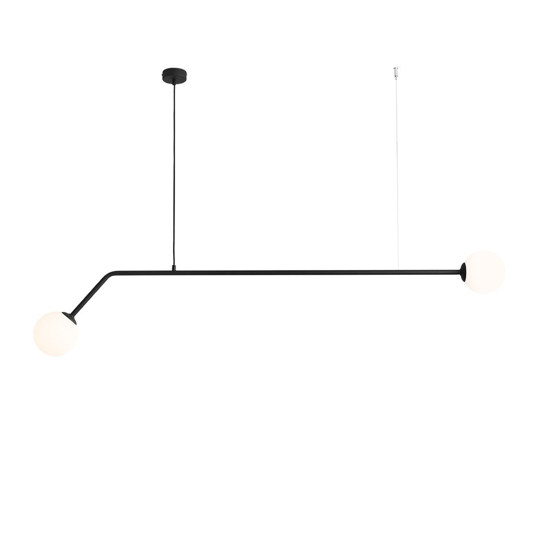 Aldex Lampa Wisząca Pure Black - Metal / szkło - Czarny 1064H1
