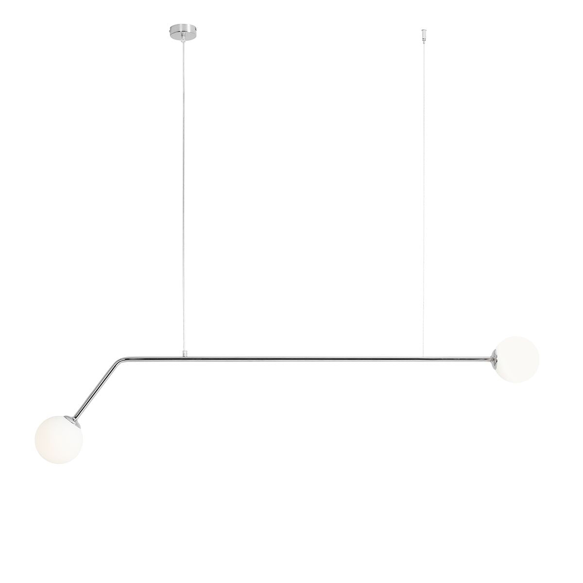 Aldex Lampa Wisząca Pure Chrome - Metal / szkło - Chrom 1064H4