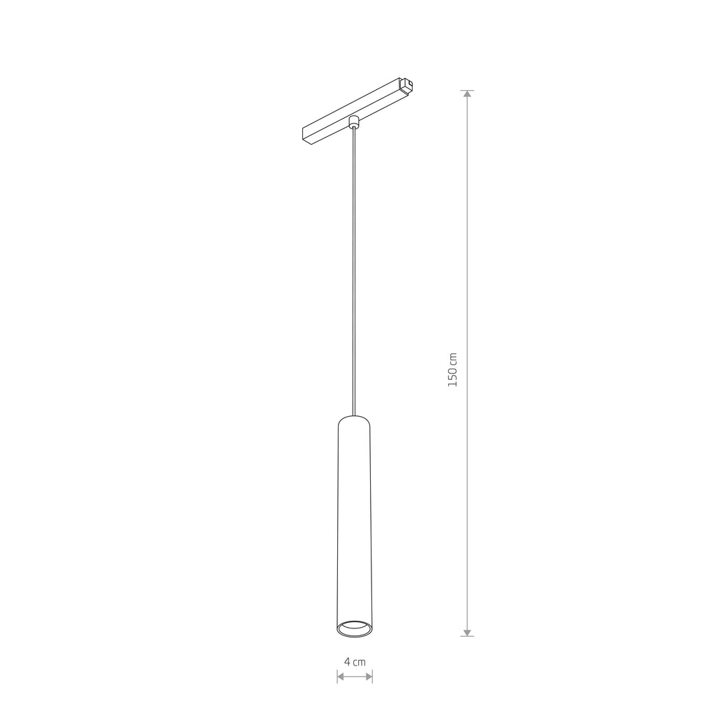 Nowodvorski System szynowy LVM ROLLER LED 9W 4000K 1-obwodowy niskonapięciowy 48V LVM Lampa LED 9W - Aluminium lakierowane - Czarny 10652