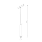 Nowodvorski System szynowy LVM ROLLER LED 9W 4000K 1-obwodowy niskonapięciowy 48V LVM Lampa LED 9W - Aluminium lakierowane - Czarny 10652