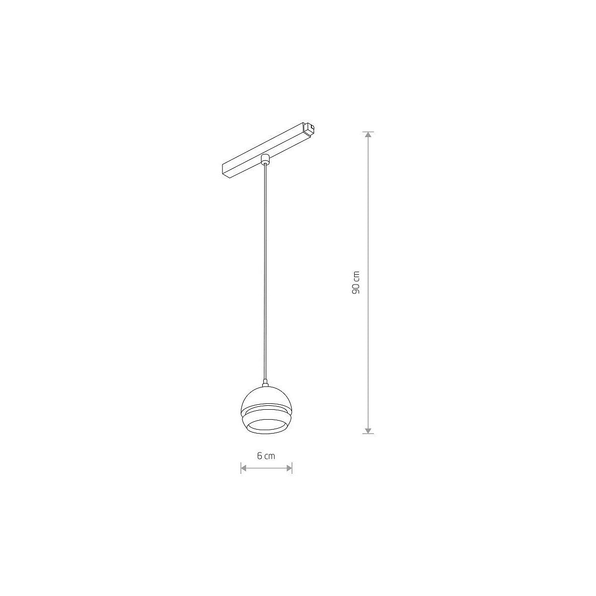 Nowodvorski System szynowy LVM SLOT LED 5W 4000K 1-obwodowy niskonapięciowy 48V LVM Lampa LED 5W - Aluminium lakierowane - Czarny 10653