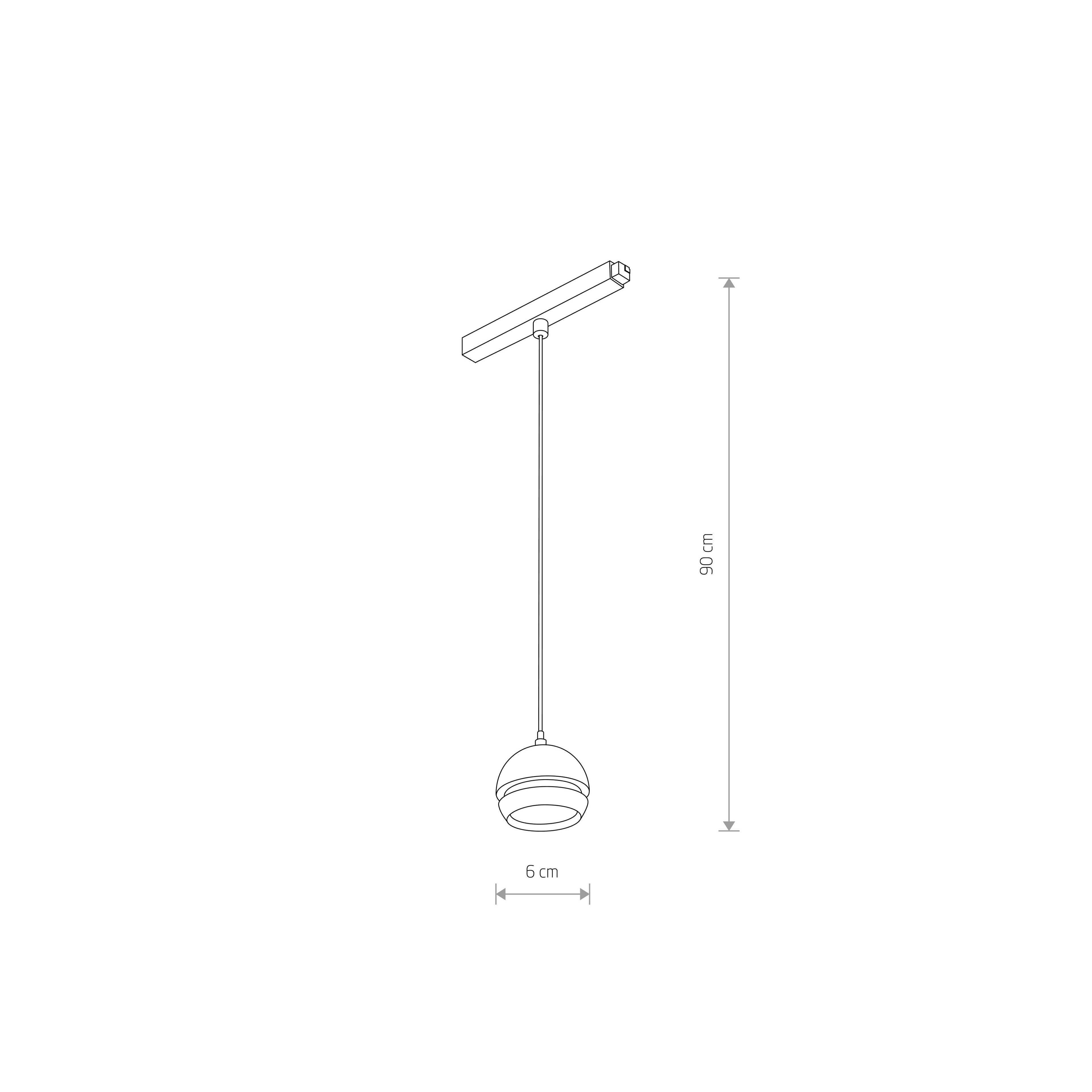 Nowodvorski System szynowy LVM SLOT LED 5W 4000K 1-obwodowy niskonapięciowy 48V LVM Lampa LED 5W - Aluminium lakierowane - Czarny 10653