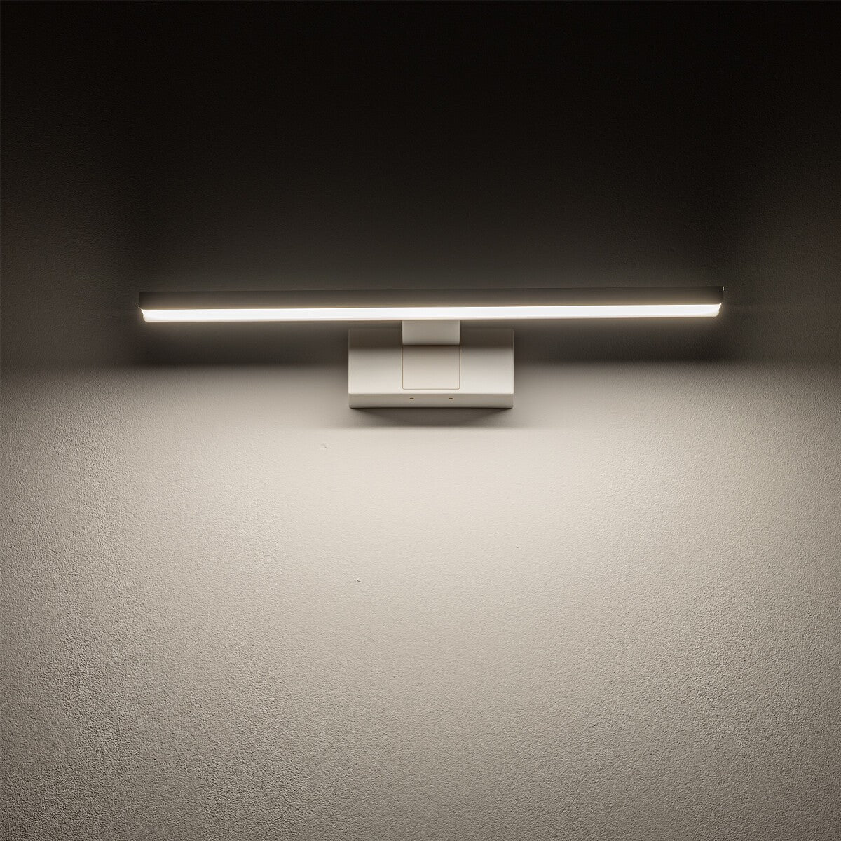 Nowodvorski Kinkiet CEZANNE LED S 8W 50/60Hz 600lm - Aluminium lakierowane - Biały 10672 - lampa włączona