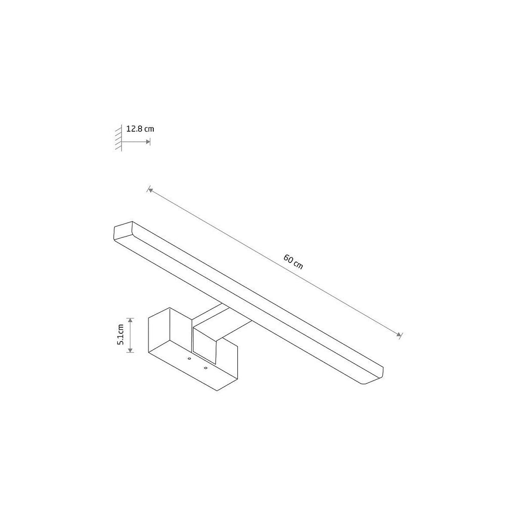 Nowodvorski Kinkiet CEZANNE LED M 12W 50/60Hz 950lm - Aluminium lakierowane - Biały 10684