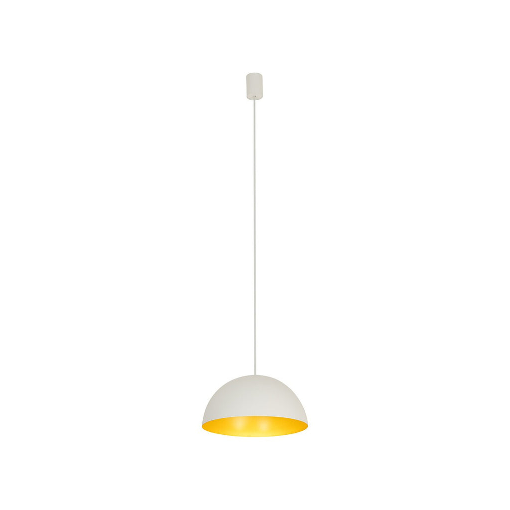 Nowodvorski Lampa wisząca HEMISPHERE SUPER S 12W only LED 50/60Hz - Stal lakierowana - Biały II 10701