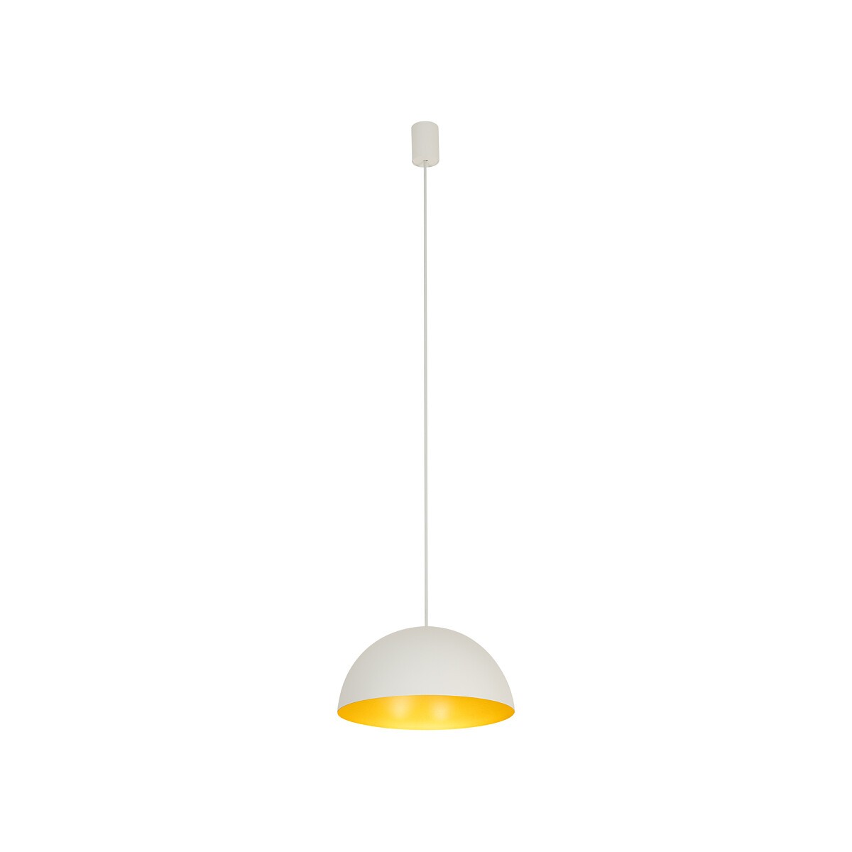 Nowodvorski Lampa wisząca HEMISPHERE SUPER S 12W only LED 50/60Hz - Stal lakierowana - Biały II 10701