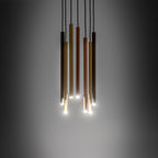 Nowodvorski Lampa wisząca LASER 490 7x10W only LED 50/60Hz - Stal lakierowana - Multikolor