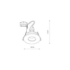 Nowodvorski Lampa downlights podtynkowa ACRE 15W only LED 50/60Hz - Aluminium - Miedziany 10711