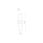 Nowodvorski Kinkiet NATALIE 10W only LED 50/60Hz - Aluminium - Czarny II 10728