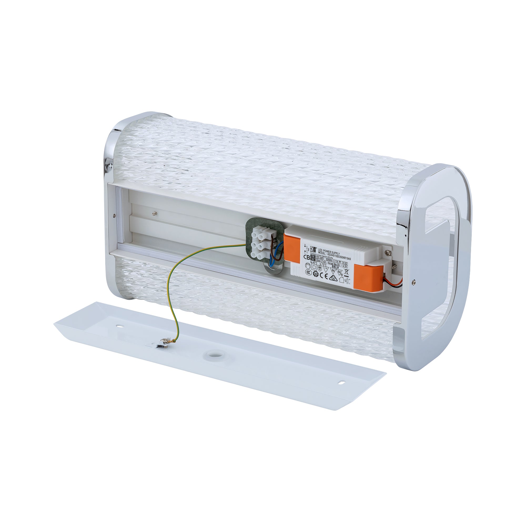 Nowodvorski Kinkiet PALMAS LED 15W 50/60Hz - Aluminium - Chrom