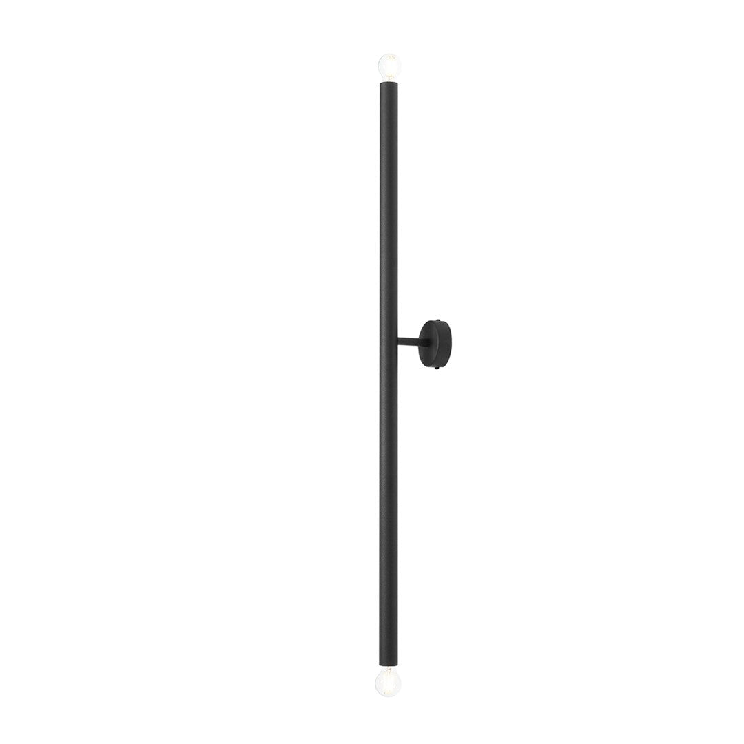 Aldex Kinkiet Tubo 2 Black L - Metal - Czarny 1072D1_L