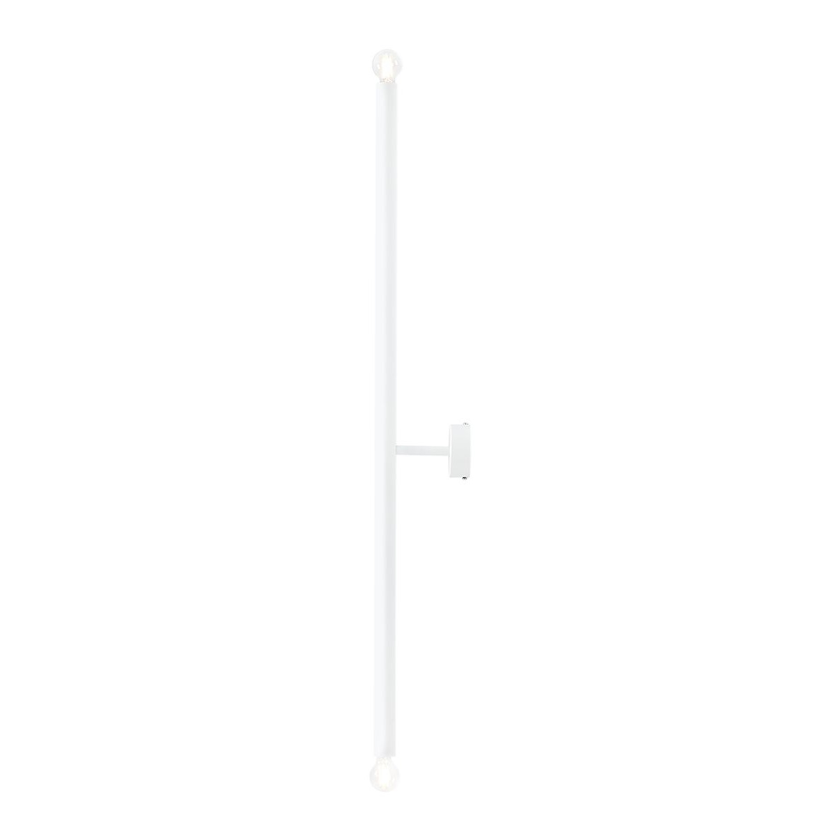Aldex Kinkiet Tubo 2 White L - Metal - Biały 1072D_L