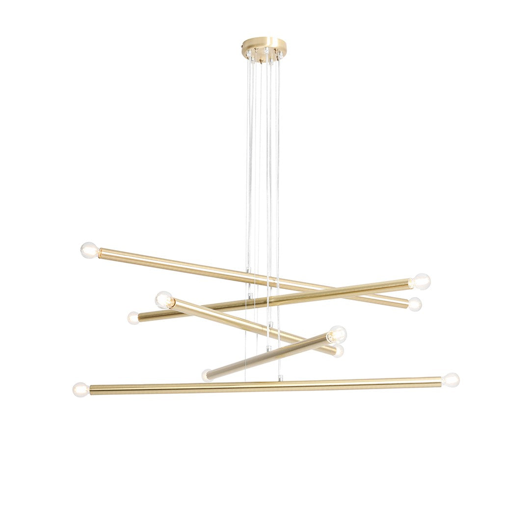 Aldex Lampa Wisząca Tubo 10 Brass - Metal - Mosiądz 1072M40
