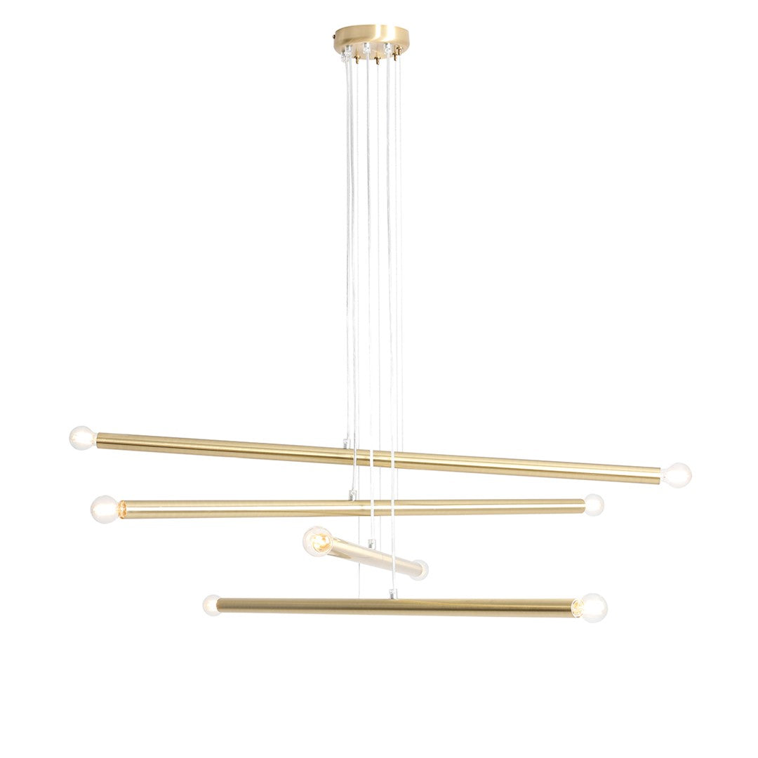Aldex Lampa Wisząca Tubo 8 Brass - Metal - Mosiądz 1072P40