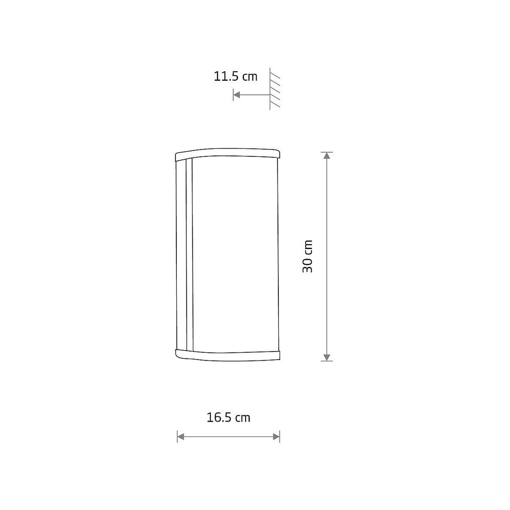Nowodvorski Kinkiet PALMAS LED 15W 50/60Hz - Aluminium - Miedziany 10730