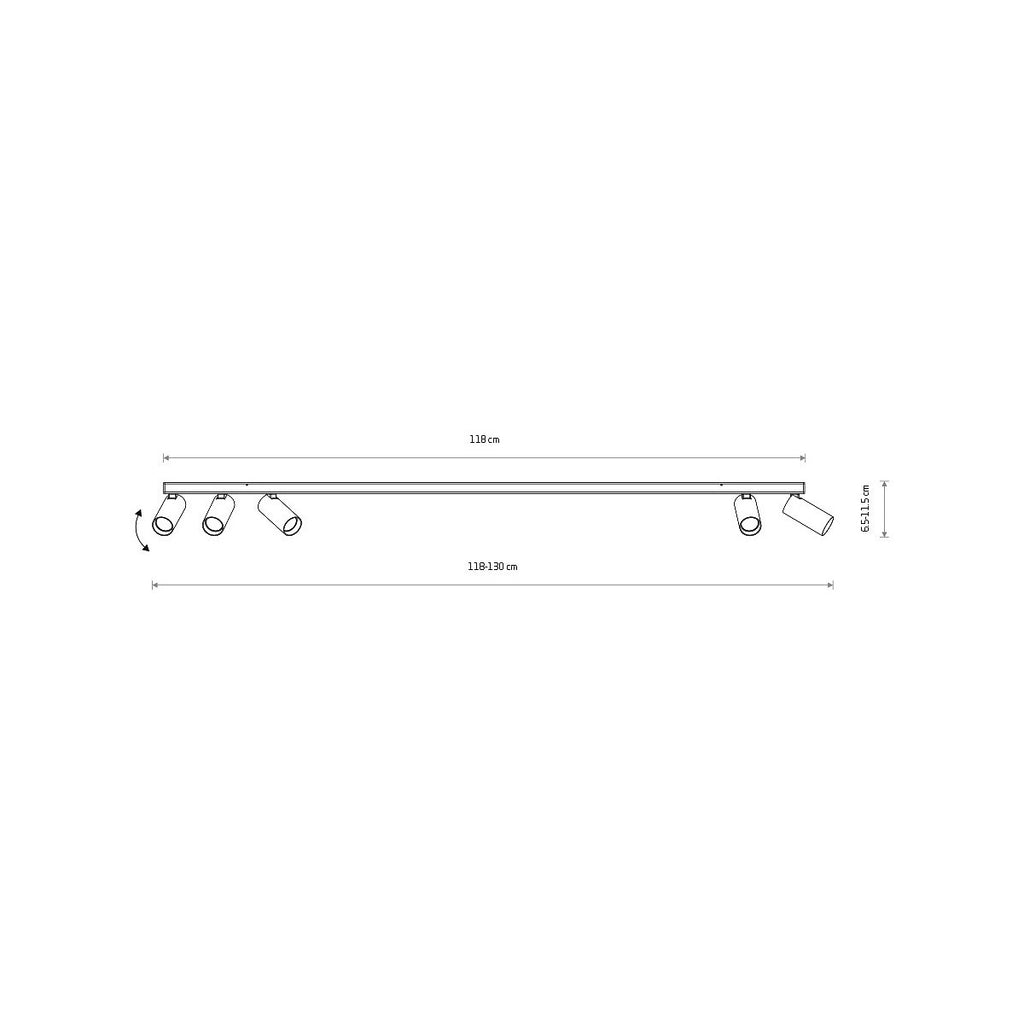 Nowodvorski Reflektorek / Spot FOURTY 10W only LED 50/60Hz - Aluminium lakierowane - Czarny III 10741