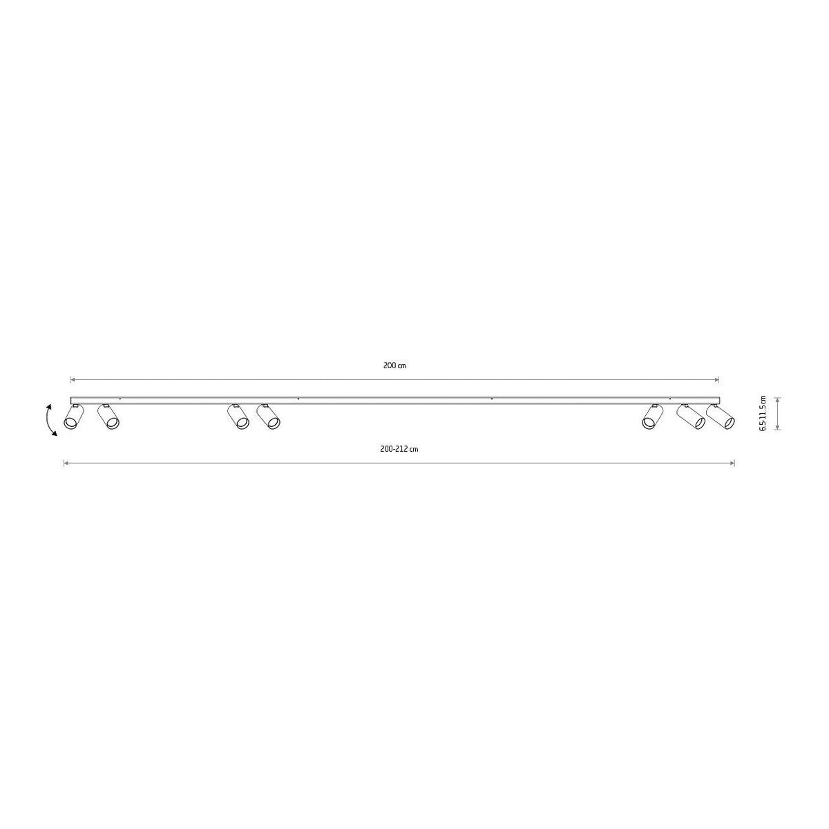 Nowodvorski Reflektorek / Spot FOURTY 10W only LED 50/60Hz - Aluminium lakierowane - Czarny IV 10743