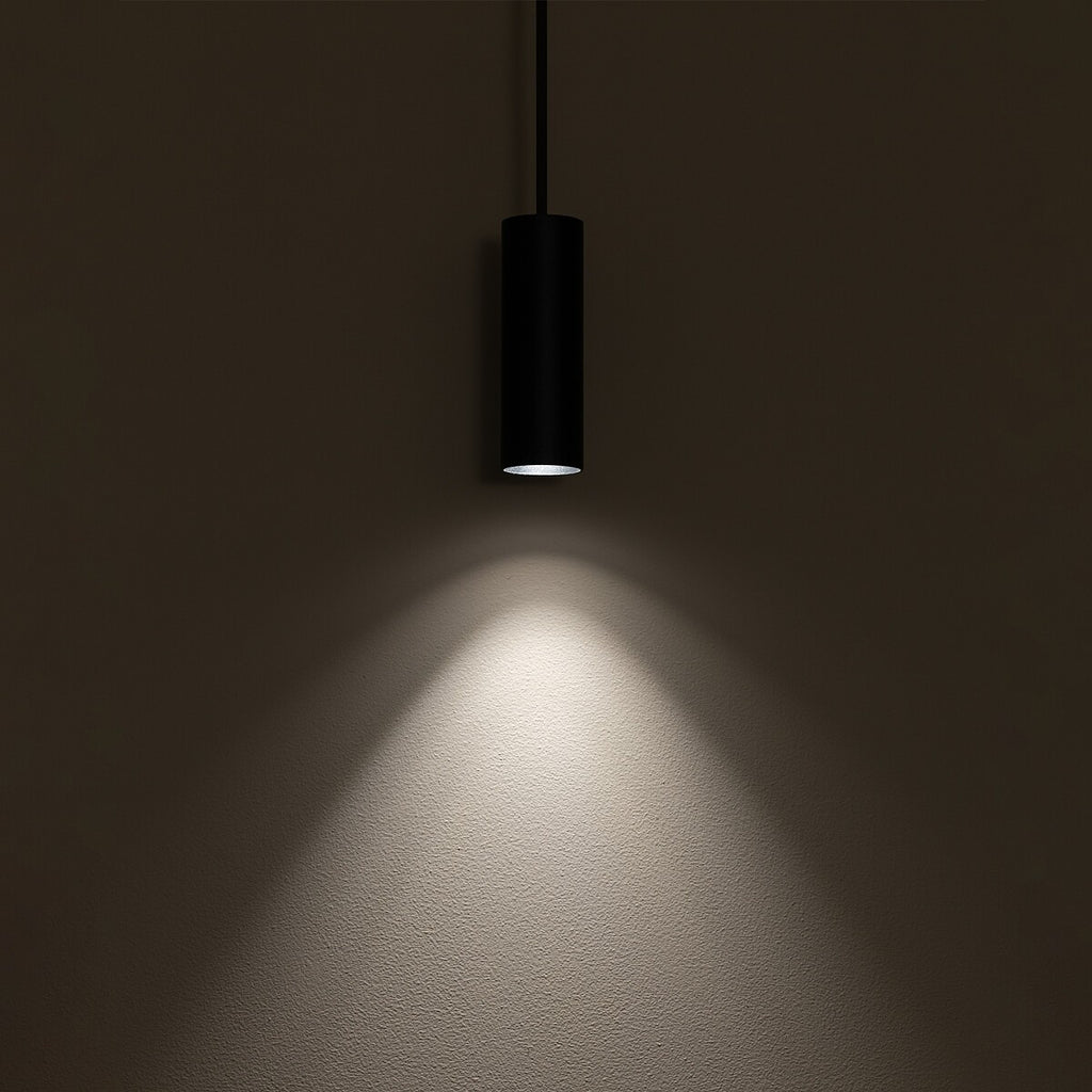 Nowodvorski Lampa wisząca FOURTY S 10W only LED 50/60Hz - Stal lakierowana - Czarny 10765