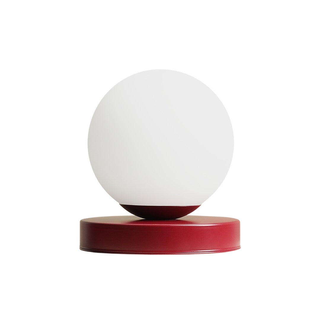 Aldex Lampka Biurkowa Ball Red Wine S - Metal - Bordowy 1076B15_S