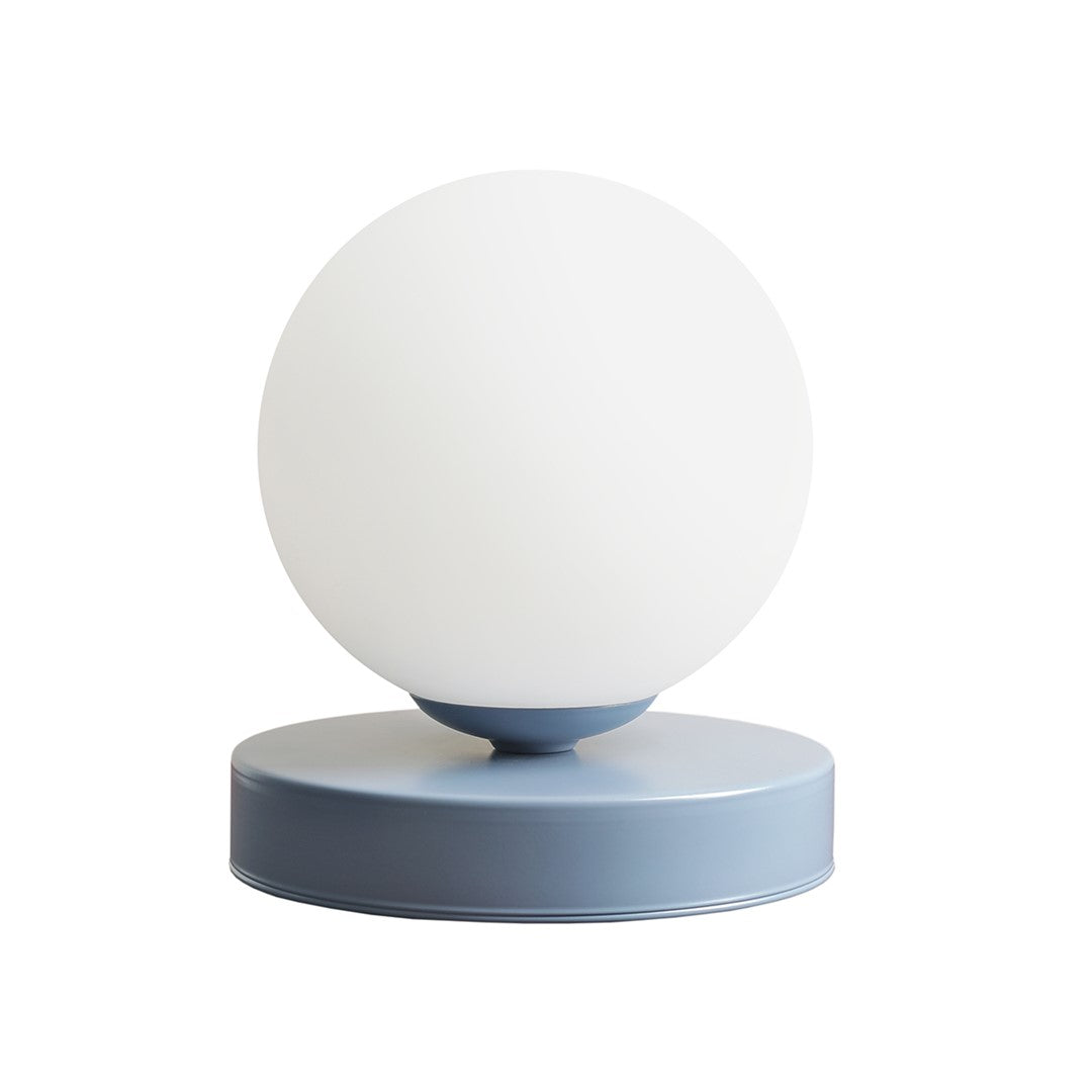 Aldex Lampka Biurkowa Ball Dusty Blue S - Metal - Zgaszony Błękit 1076B16_S