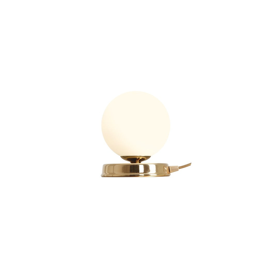Aldex Lampka Biurkowa Ball Gold S - Metal - Złoty 1076B30_S